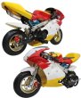 画像5: RSBOX ポケバイ CR-PBR01 50cc GP赤白黄カラーモデル ポケットバイク50ccエンジン格安消耗部品 (5)