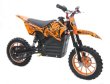 画像2: 500W搭載電動ポケバイ モトクロスモデル ダートバイクタイプポケットバイク オレンジ CR-DBE05 (2)