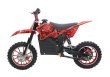 画像3: 500W搭載電動ポケバイ モトクロスモデル ダートバイクタイプポケットバイク レッド CR-DBE05 (3)
