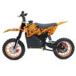 画像3: 350W搭載電動ポケバイ モトクロスモデル ダートバイクタイプポケットバイク オレンジ CR-DBE03 (3)