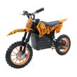 画像1: 350W搭載電動ポケバイ モトクロスモデル ダートバイクタイプポケットバイク オレンジ CR-DBE03 (1)