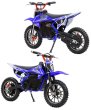 画像3: RSBOX 500W搭載電動ポケバイ 速度コントローラー付き モトクロスモデル ダートバイクタイプポケットバイク ブルー CR-DBE07 低車高モデル (3)